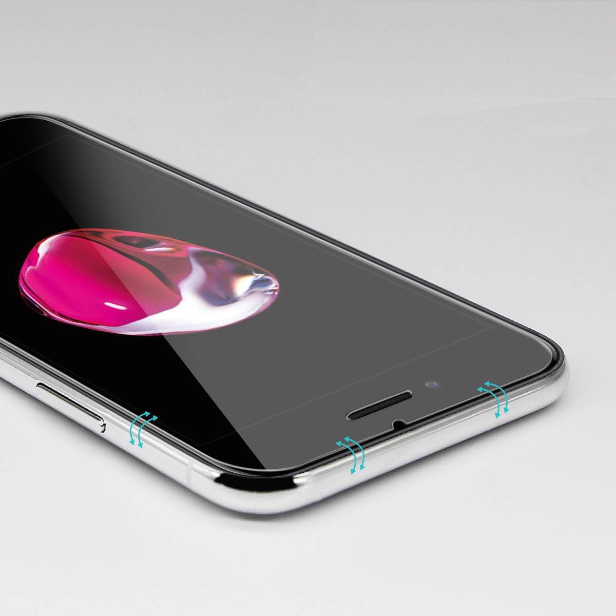 Impactstrong Shatterproof Tempered Glass Screen Protector for Iphone 8/7 / 6S / 6 [Easy Installation Frame] [Bubble Free] [9H Hardness] [Full Coverage] Case Friendly, 4.7 Inch - (3-Pack)  ImpactStrong   