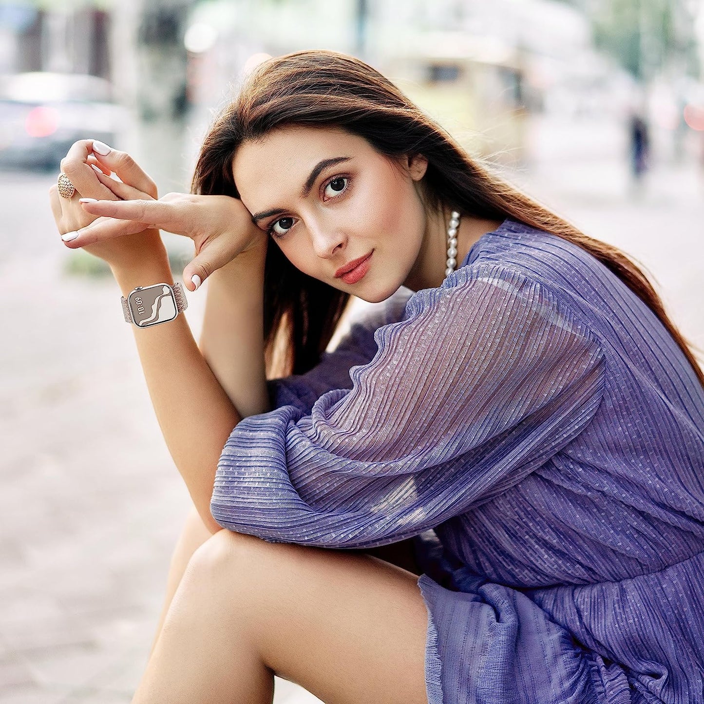 6 Pack Braided Solo Loop Compatible with Apple Watch Band 38Mm 40Mm 41Mm 42Mm 44Mm 45Mm 49Mm for Women Men, Stretchy Nylon Elastic Straps Wristbands for Iwatch Series Ultra SE 8 7 6 5 4 3 2 1  Suitisbest   