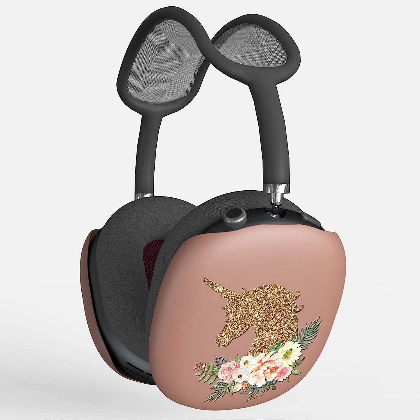 Pimpcase Compatible with Airpods Max Case Cover Headphone Flamingo  PimpCase Glitter Unicorn  