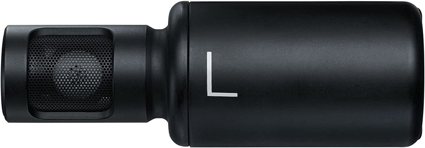 Shure MV88+ Video Kit - Digital Stereo Condenser Microphone for Apple and Android, with Manfrotto PIXI Tripod, Phone Clamp, Mount, Ios and USB-C Cables for Next-Level Connectivity (MV88+ Video KIT)  Shure   