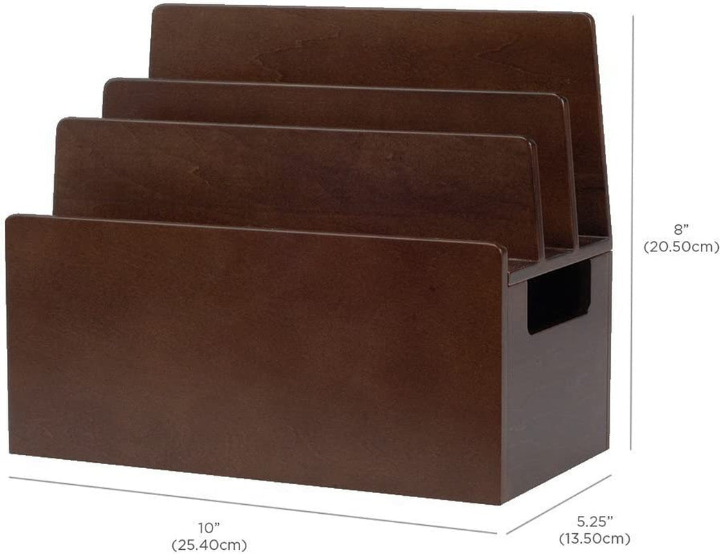 Mobilevision Wood Multi Device Organizer Stand and Charging Station for Smartphones, Tablets, and Laptops Includes 5-USB Hub Charger Combo  MobileVision   