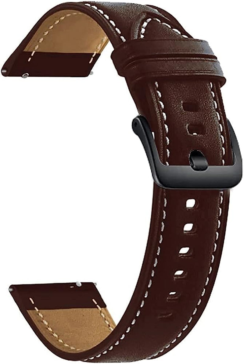 NDJQY Genuine Leather Replacement Strap for Garmin Venu 2 plus Smart Wristband for Garmin Venu 2 SQ Forerunner 245 645 158 Watch Band  NDJQY A For Forerunner 645 