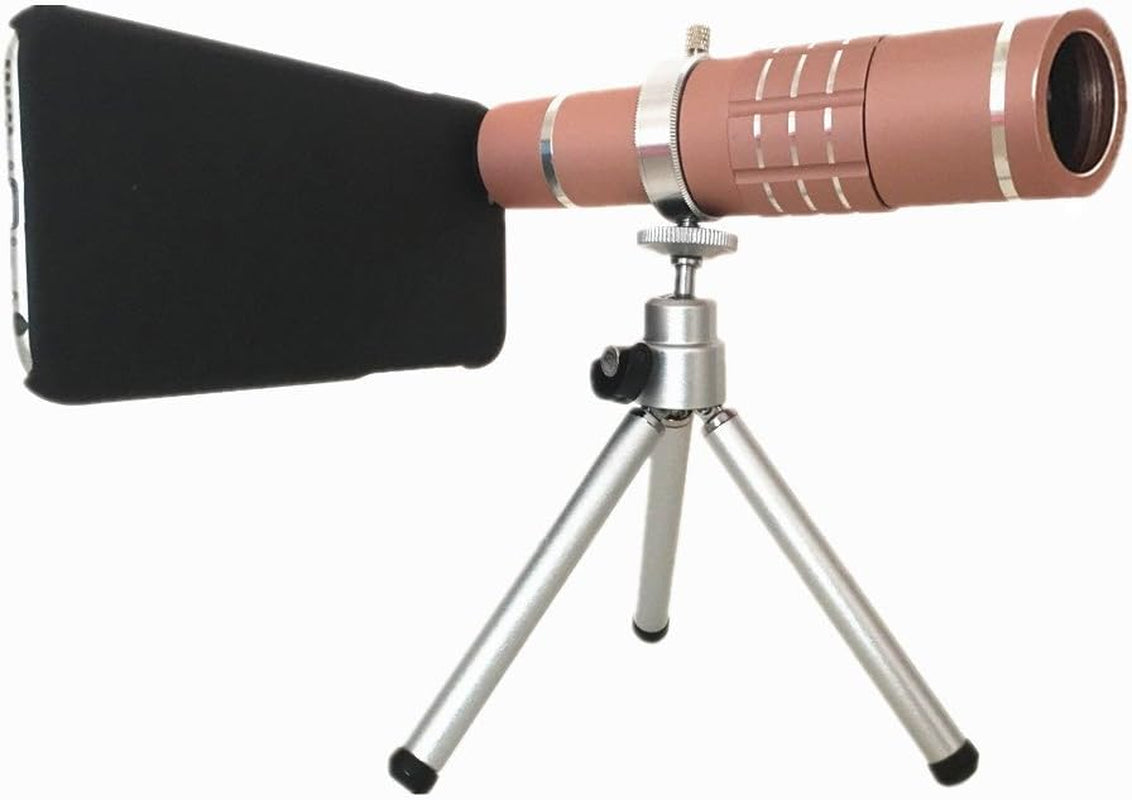 Youniker Optical Camera Lens Kit for Iphone 7 Plus,18X Manual Focus Telephoto Lens for Iphone 7 Plus,Including 18X Aluminum Zoom Telescope Camera Lens with Tripod + Iphone7 plus Case  Youniker   