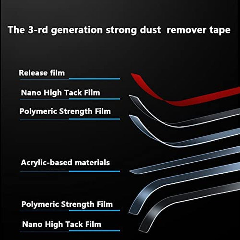 Loirtlluy Cell Phone Cleaning Kit Accessories, Cleaner Tape for Phone Speaker and Receiver, Cleaning Stickers Dust Remover Compatible with Airpods, Samsung, Iphone, Pixel, Mobile Phone  Loirtlluy   