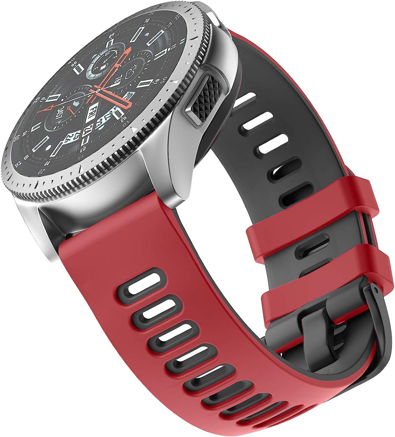 ISABAKE Soft Silicone Garmin Watch Strap for Garmin Vivoactive 3/Samsung Galaxy Active 2/Garmin Forerunner 245/245 Music 645/Forerunner 645 Music  ISABAKE   