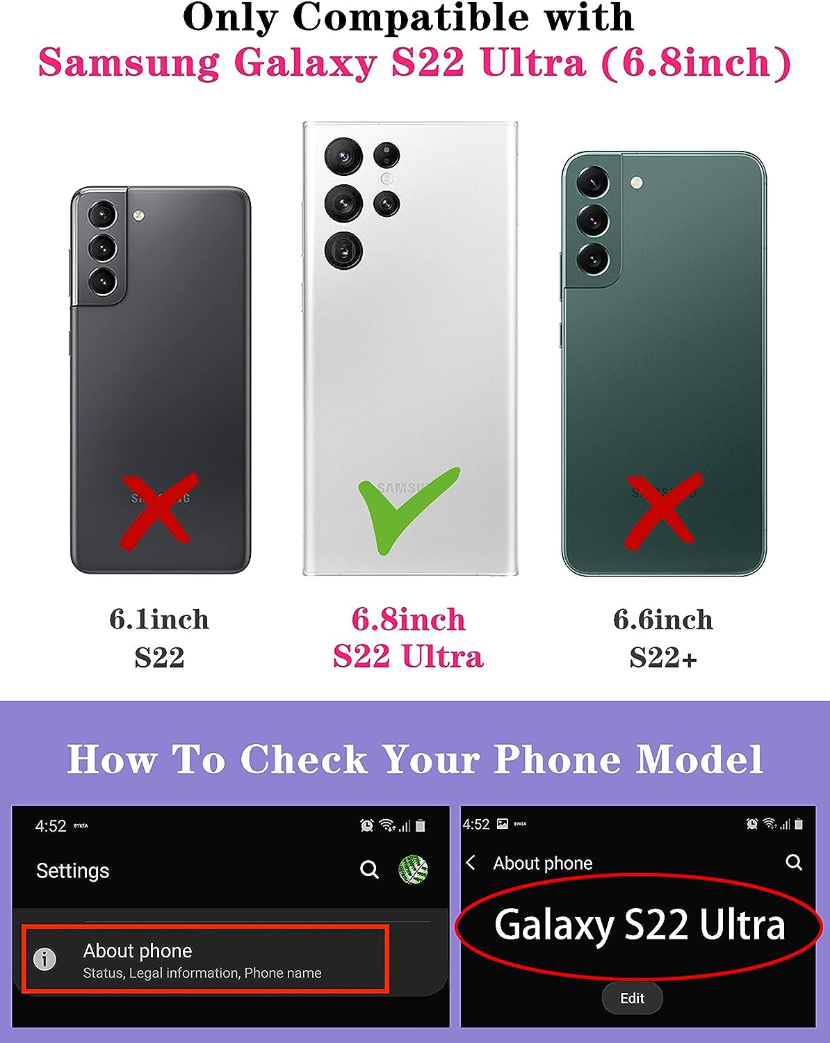 Goocrux (2In1 for Samsung Galaxy S22 Ultra Case Sunflower Floral for Women Girls Girly Phone Cover Cute Flowers Design with Slide Camera Cover+Ring Holder Unique Blue Cases for Galaxy S22 Ultra 6.8''  Goocrux   