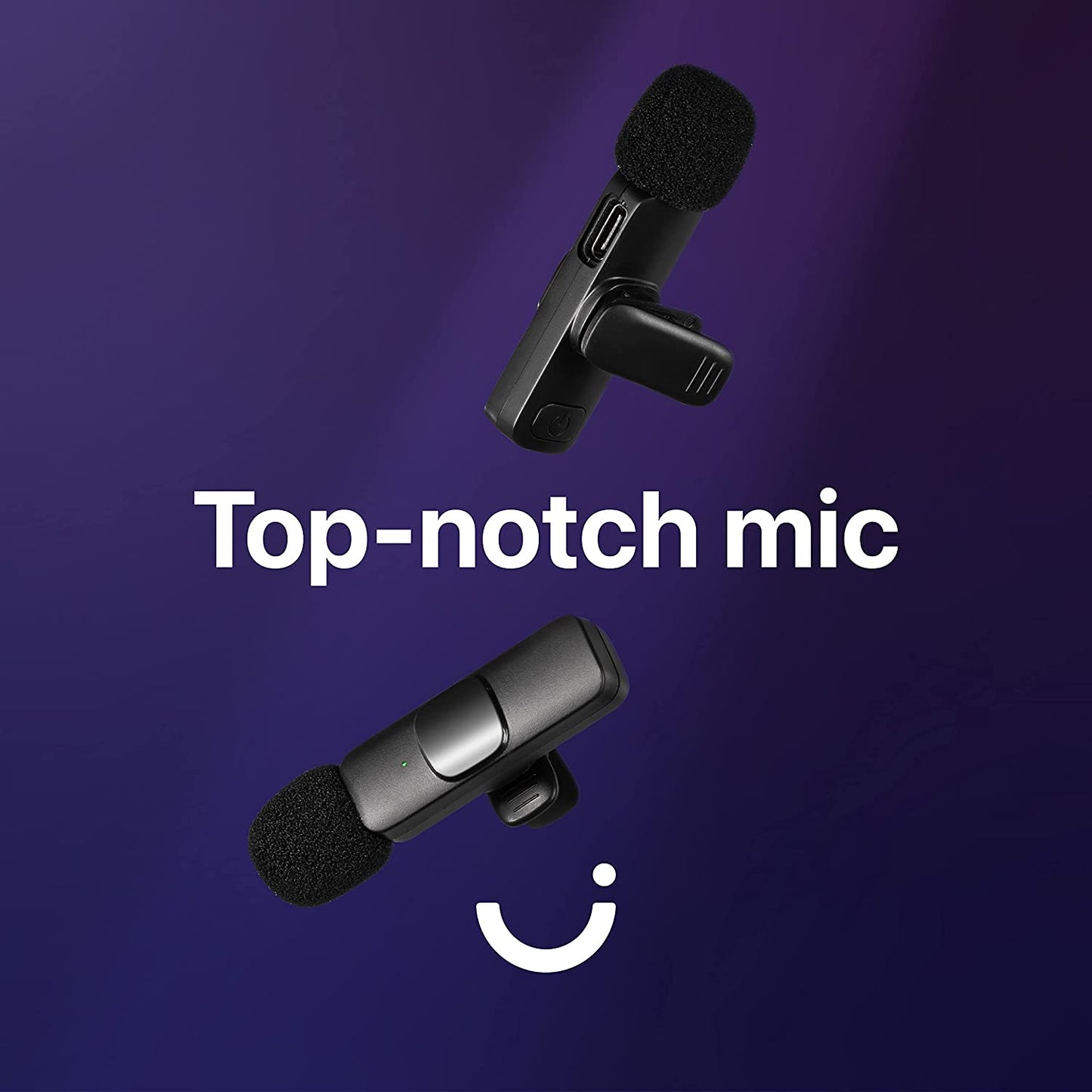 Internet Revolution 2 Pack Wireless Microphone for Iphone, Iphone Mic, Lavalier Microphone for Iphone, Mini Microphone Iphone, Youtube Microphone, Iphone Microphone for Video Recording, Lapel Mic  Internet Revolution   