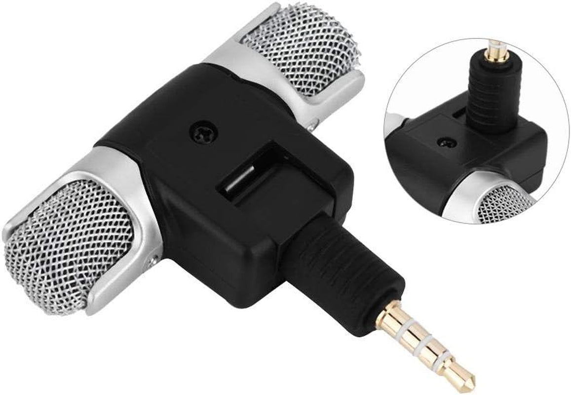 Ciglow Microphone for Phone, Mini Stereo Microphone Mic 3.5Mm Gold-Plating Plug Jack for Andriod Phones Iphones  Ciglow   