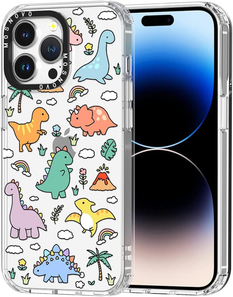 MOSNOVO Compatible with Iphone 14 Pro Max Case, [Buffertech 6.6 Ft Drop Impact] [Anti Peel off Tech] Clear TPU Bumper Women Girl Phone Case Cover with Cute Cherry Designed for Iphone 14 Pro Max 6.7"  MOSNOVO   