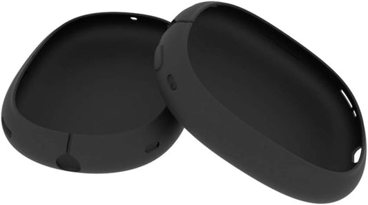 Replacement Soft Silicone Earpads Ear Pads Cushions Protectors Cover Case Accessories Compatible with Apple Airpods Max Headphones (Black)  CONVELIFE   