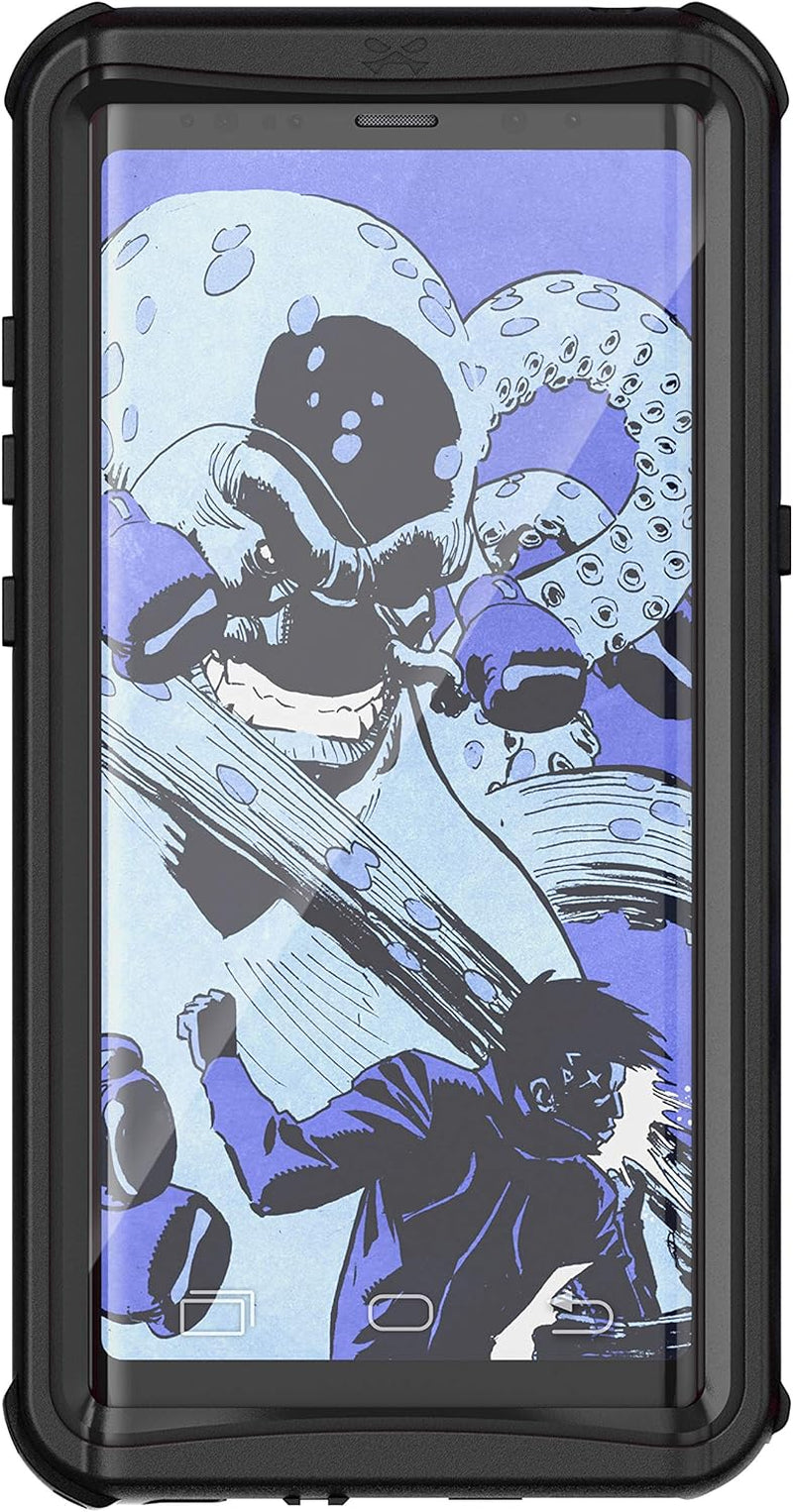 Ghostek Nautical Waterproof Galaxy Note 8 Case with Screen Protector - Slim Heavy Duty Protection (Black)  Ghostek   