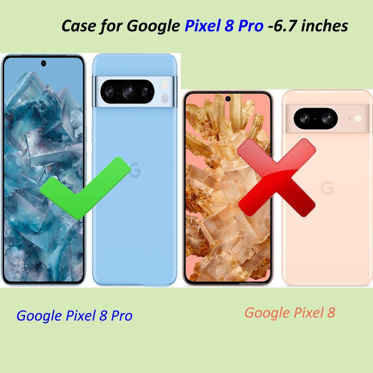 Ftonglogy for Google Pixel 8 Pro 5G Case with Screen Protector: Clear Cute Flower Floral Design for Girls Women Slim Soft TPU Bumper Shockproof Silicone Cell Phone Cover (Funny Cat)  Ftonglogy   