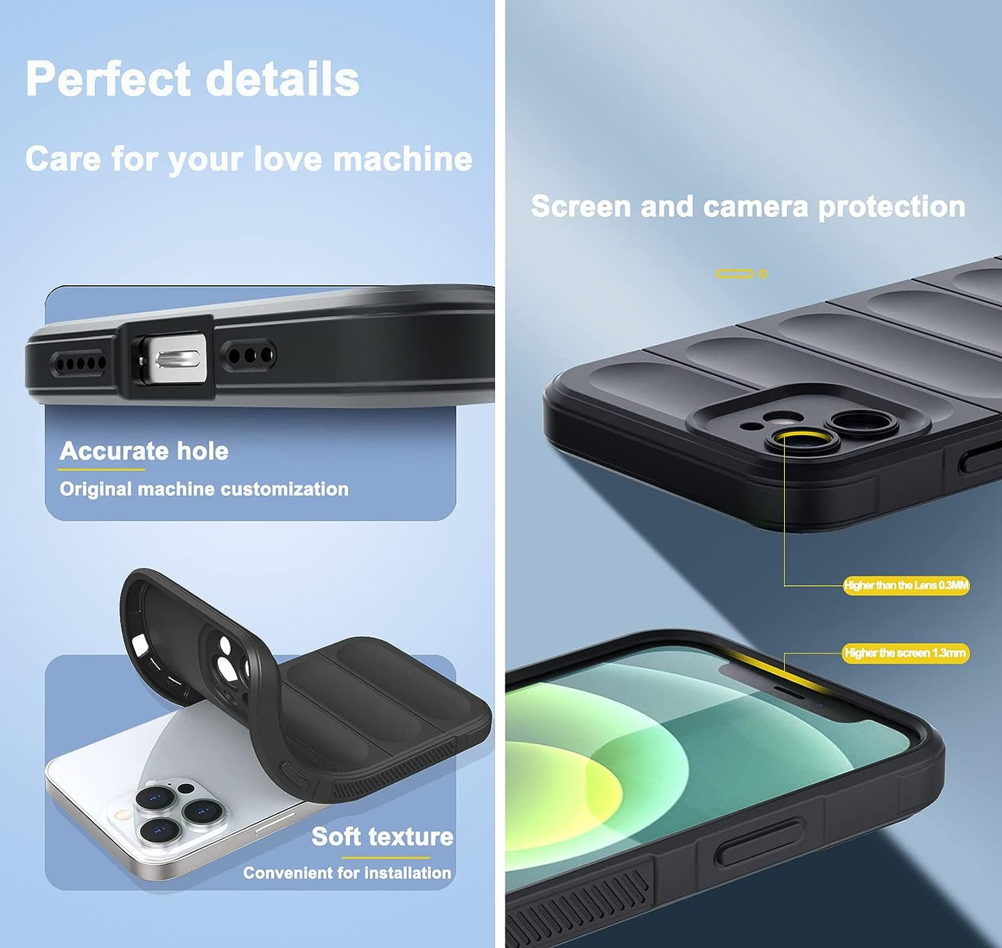 Tiwinxing Case Compatible with Oneplus Nord N30 5G Case Shockproof, Soft TPU Slim Oneplus Nord N30 5G Case for Women Men Anti-Scratch Protective Phone Case (Black)  Tiwinxing   