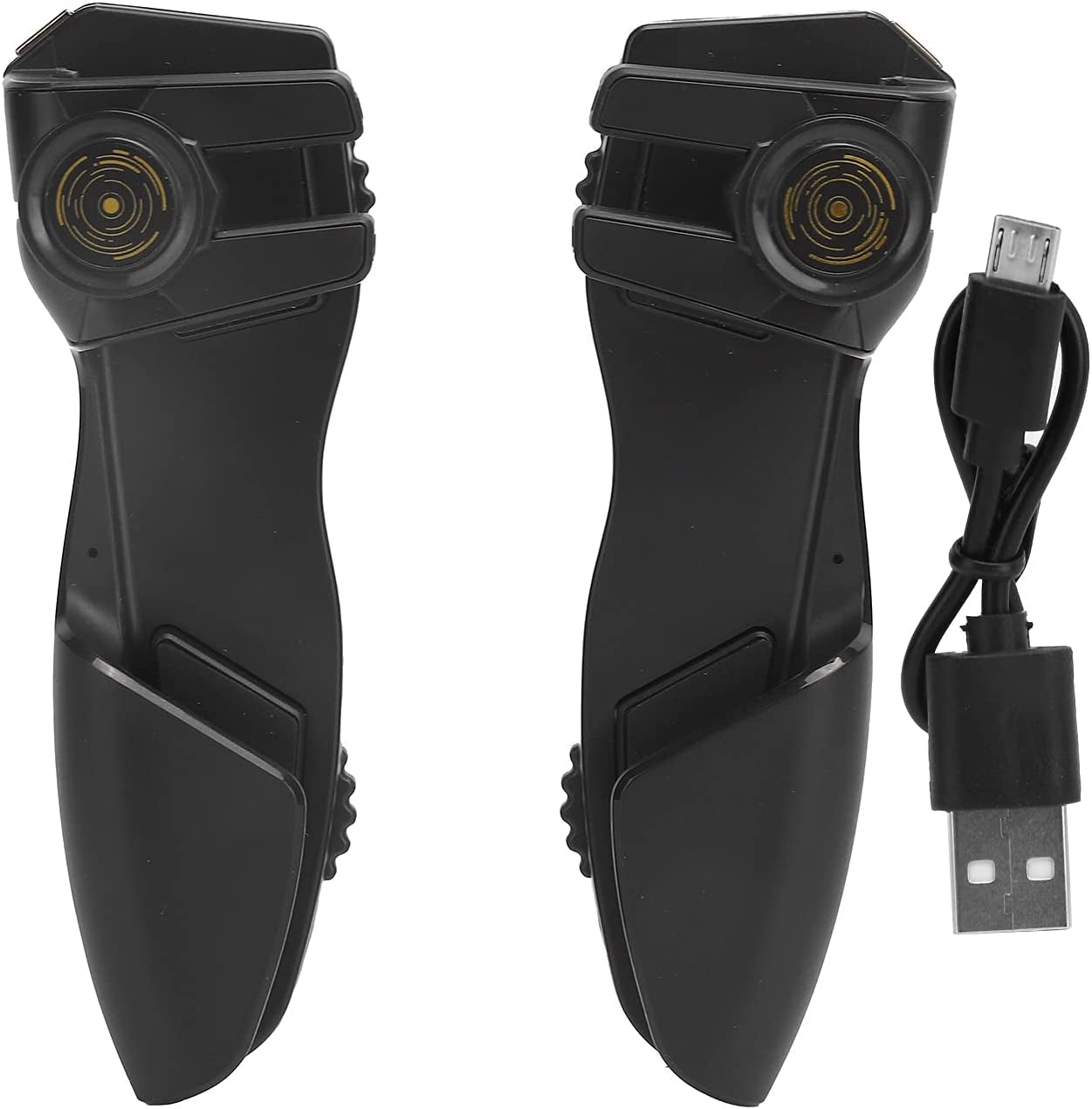 Wendeekun Gaming Controller Gamepad, Mobile Game Handle Controller 6 Finger Shooting Button Trigger Auxiliary Gamepad, for Smartphone/Tablet  wendeekun   