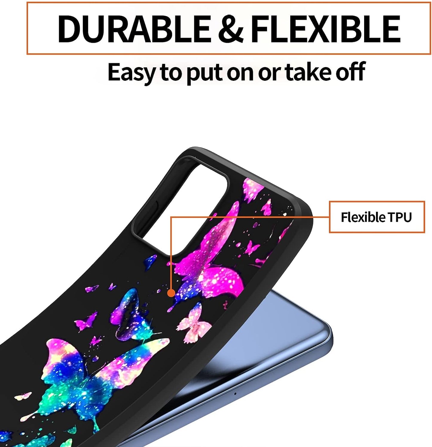 Warmson Case for Moto G Stylus 5G 2023,Motorola Moto G Stylus 5G 2023 Case Full Body Flexible Soft TPU Shock-Absorption Protective Moto G Stylus 5G 2023 Case Galaxy Butterfly Case for Women Girls Men  Warmson   