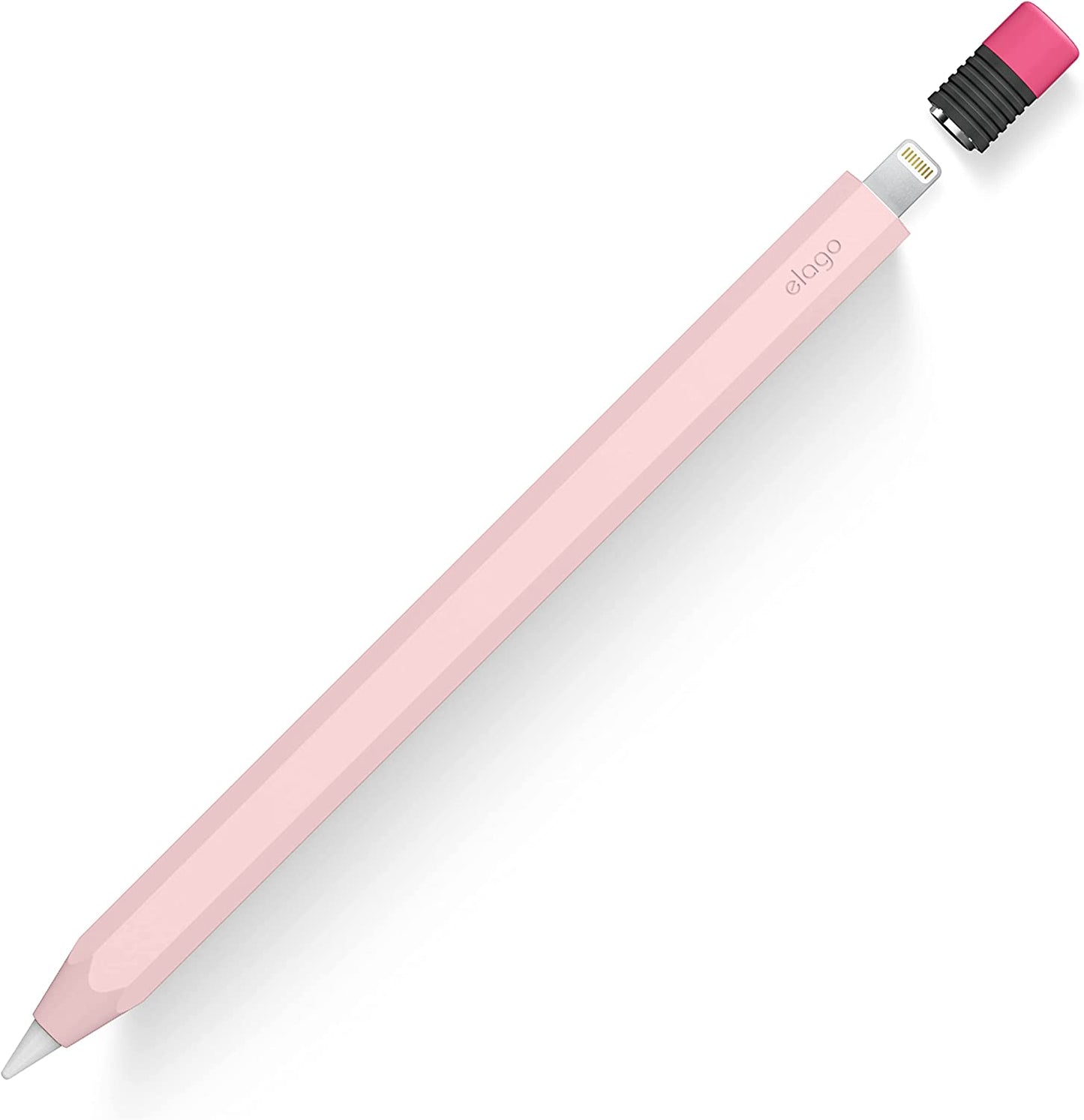 Elago Classic Pencil Case Compatible with Apple Pencil 1St Generation, Perfect Grip, Protective Skin Cover, Silicone Sleeve  elago Lovely Pink  