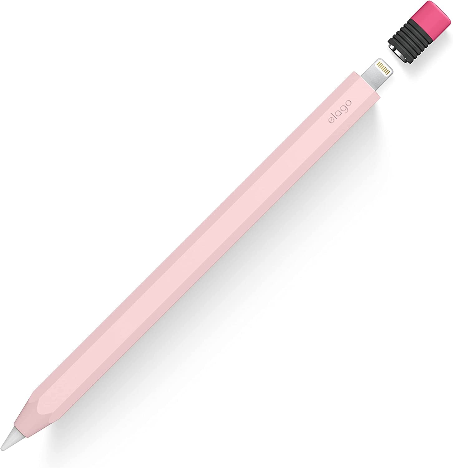 Elago Classic Pencil Case Compatible with Apple Pencil 1St Generation, Perfect Grip, Protective Skin Cover, Silicone Sleeve  elago Lovely Pink  