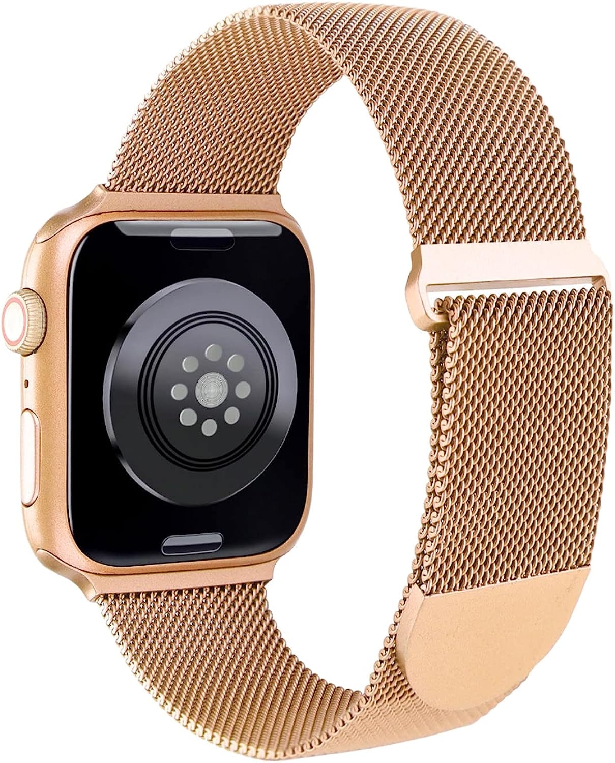 ASOTC Metal Band Compatible with Apple Watch Bands 40Mm 38Mm 41Mm 45Mm 44Mm 42Mm 49Mm for Women Men, Stainless Steel Milanese Mesh Loop Magnetic Wristbands for Iwatch Series 8 7 6 5 4 3 2 1 SE Ultra  ASOTC   