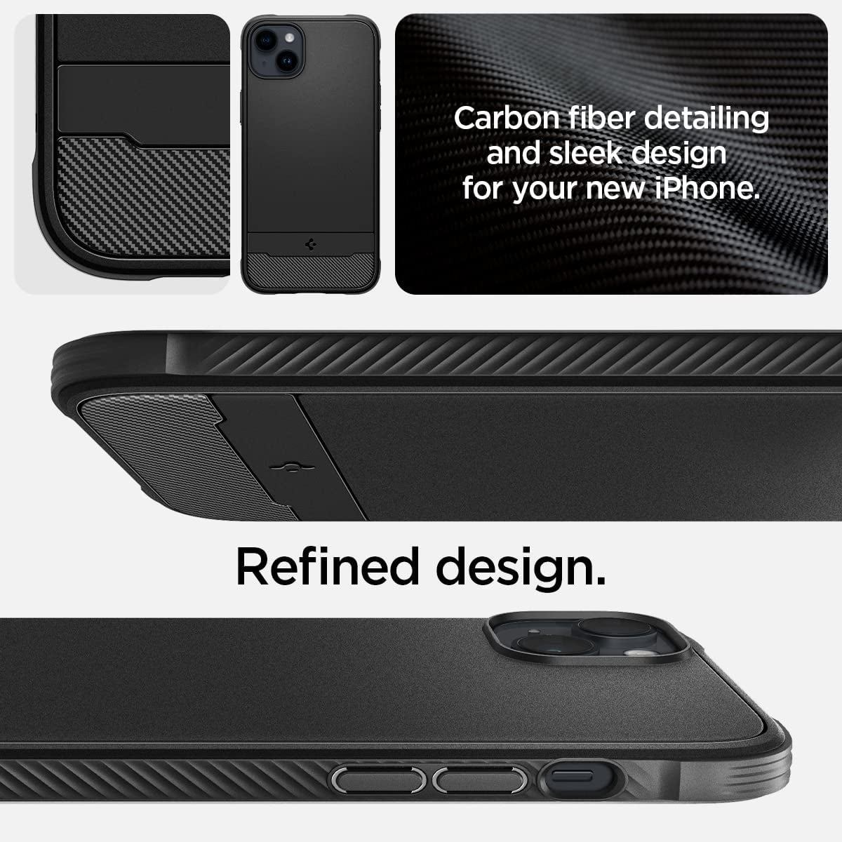Spigen Rugged Armor (Magfit) [Extreme Protection Tech] Designed for Iphone 14 Case (2022) - Matte Black  Spigen   