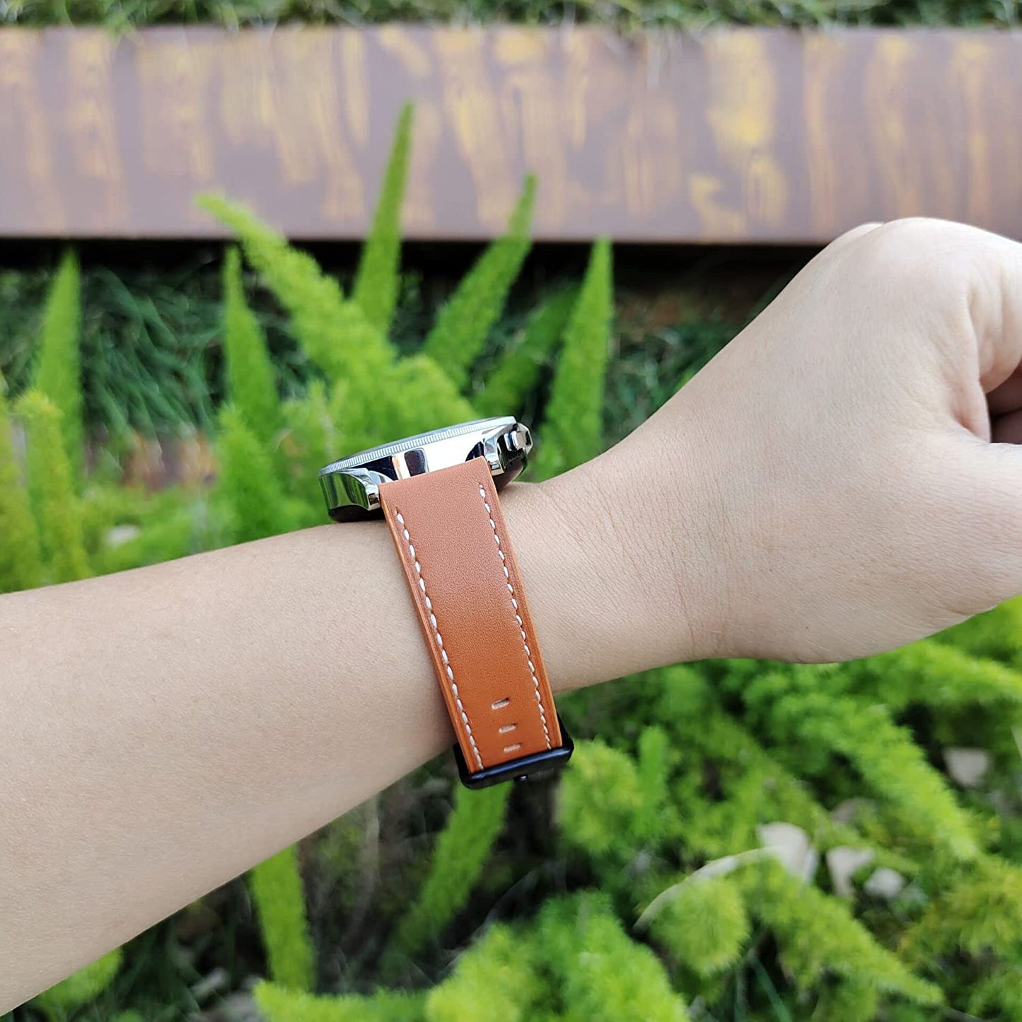 Greaciary Glitter Leather Band Compatible for Galaxy Watch 4 Bands 44Mm 40Mm/Galaxy Watch 4 Classic Bands 46Mm 42Mm Women Men,Luxury Sparkle Shiny Strap Compatible for Samsung Galaxy Watch 41Mm/Active 2 40Mm 44Mm/Watch 42Mm  Greaciary   