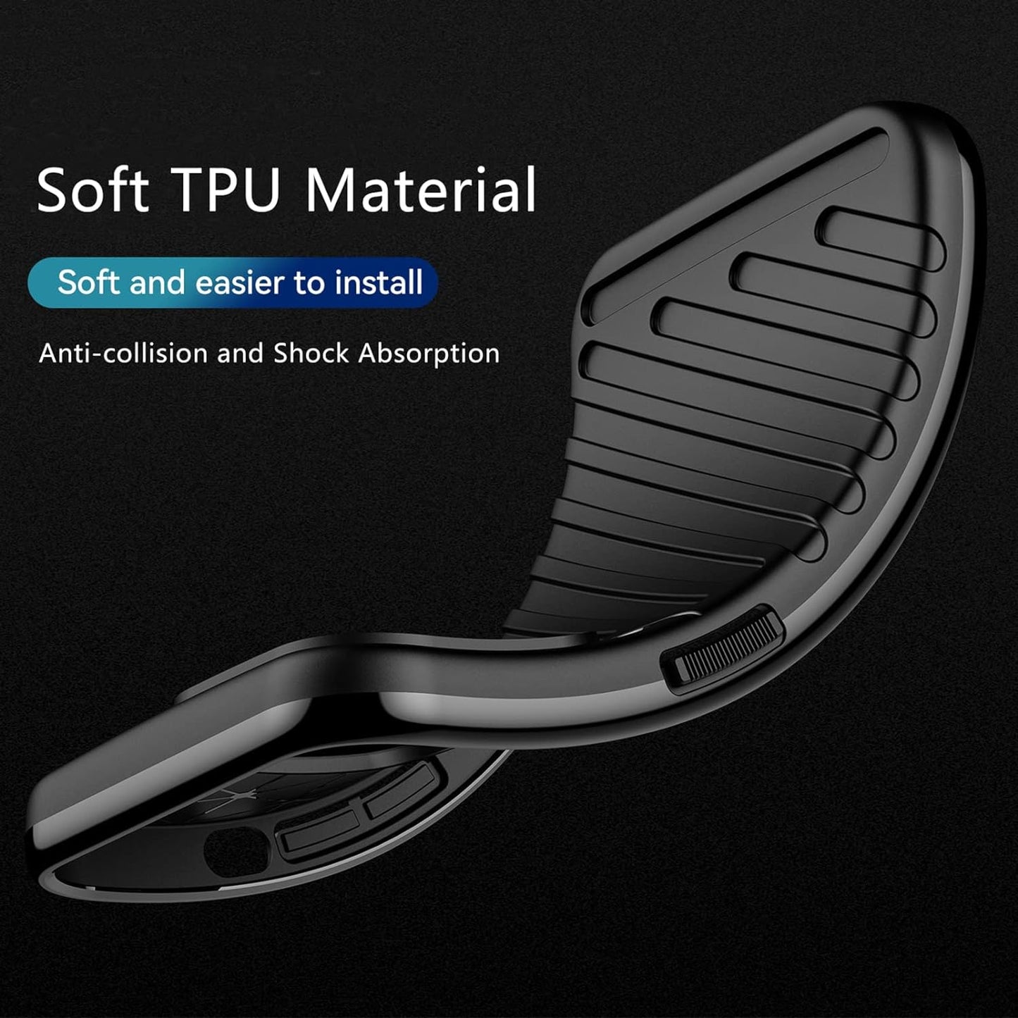 Doeboe for Google Pixel 6 Case, Phone Case for Google Pixel 6 5G (2021), Rugged Sleeve Cover for Pixel 6 6.4 In, Shockproof Slim Soft TPU, Wireless Charging Support [Only for Pixel 6] (Black)  doeboe   