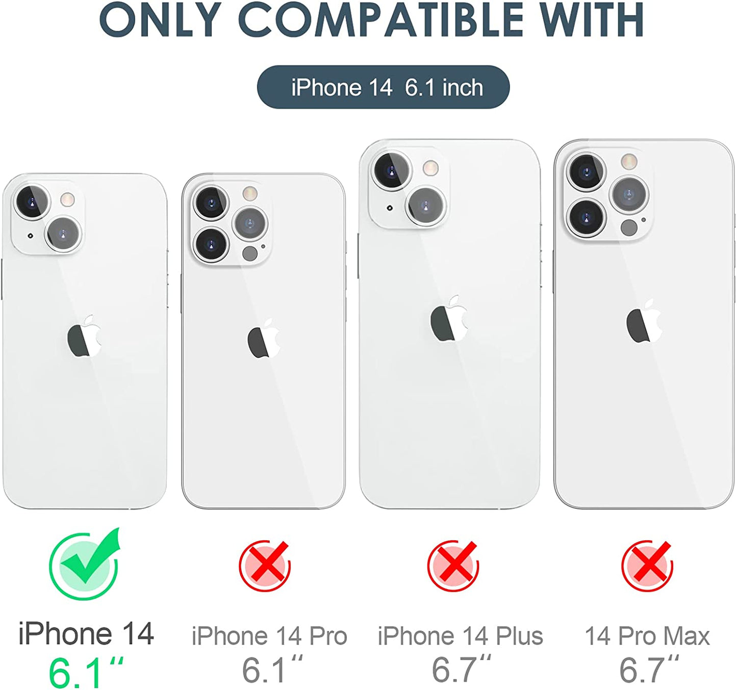 Hython Case for Iphone 14 Case Glitter, Cute Sparkly Clear Glitter Shiny Bling Sparkle Cover, Anti-Scratch Soft TPU Thin Slim Fit Shockproof Protective Phone Cases for Women Girls, Clear/Blue Glitter  Hython   