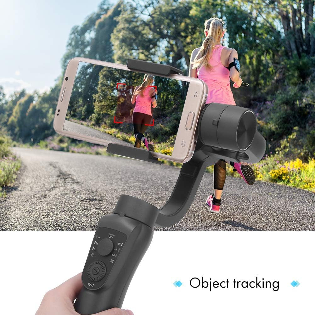 Smartphone 3-Axis Handheld Gimbal Stabilizer, 325 °Pitch Angle / 330 ° Course Angle / 180 ° Rolling Angle Handheld Gimbal Video Vlog Shoot Stabilizer for 6.0 Inches Mobile Phone  T angxi   