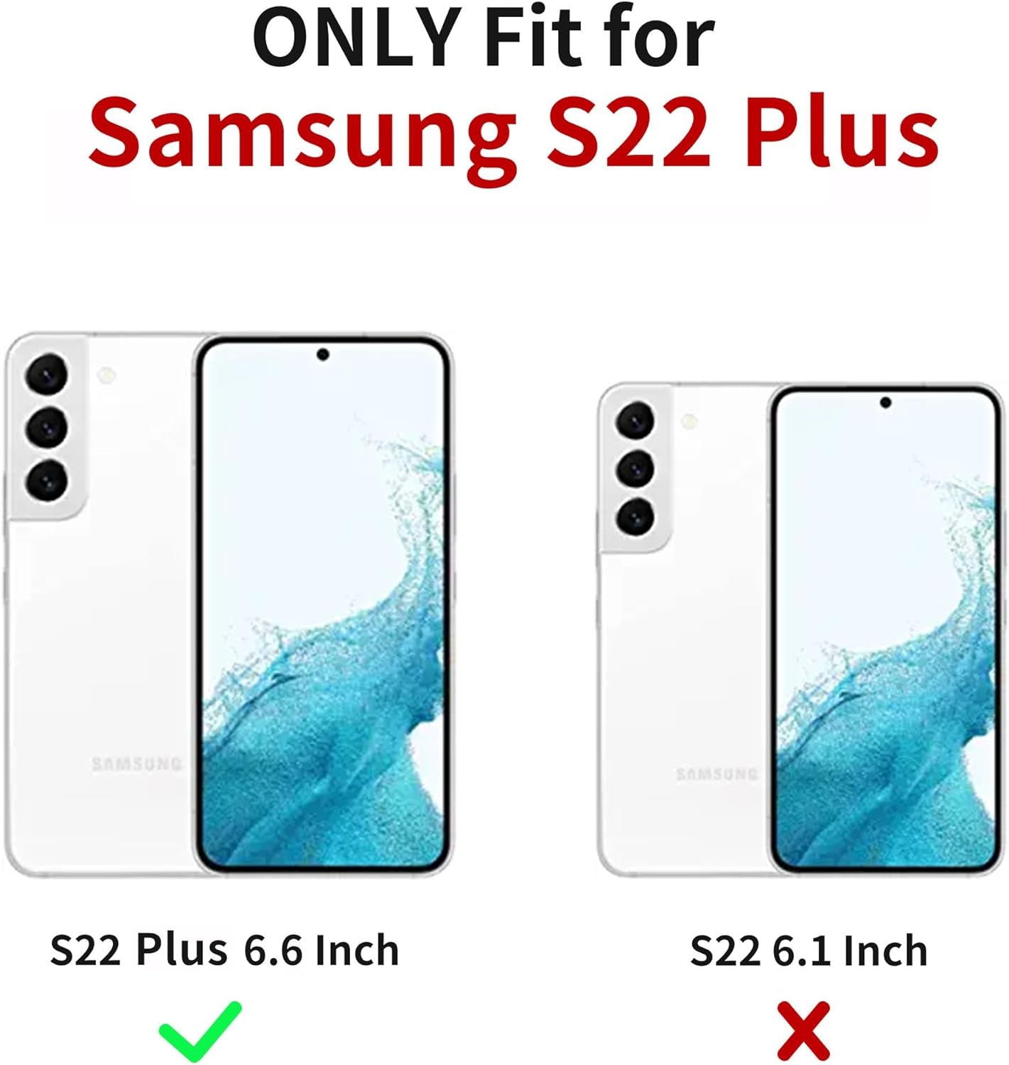 XIZYO Magnetic Case for Samsung Galaxy S22 plus Floral Rose Cute Phone Case [Compatible with Magsafe] for Women Girls Aesthetic Pattern Slim TPU Shockproof Bumper Case, Black  XIZYO   