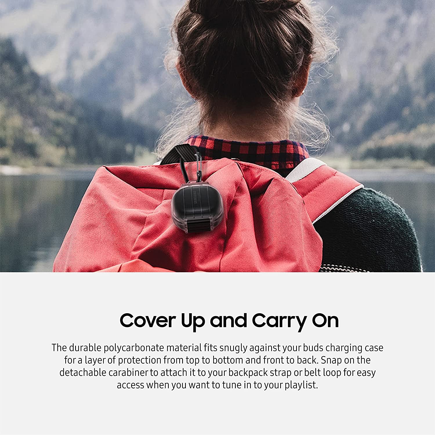 SAMSUNG Galaxy Earbuds Charging Case Cover Compatible with Buds2 Pro, Buds Pro, Buds Live, Buds2, IP67 Rated Water and Dust Resistant Protection, Clear  SAMSUNG   