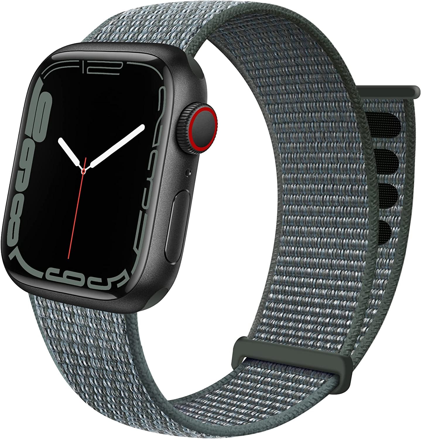 GZ GZHISY Sport Loop Nylon Band Compatible with Apple Watch Band 38Mm 40Mm 41Mm 42Mm 44Mm 45Mm 49Mm Ultra Iwatch Series 8 7 6 SE 5 4 3 2 1 Strap, Fit for Iphone Watch Band Women Men Stretchy Elastic Braided Weave Replacement Wristband Breathable  GZ GZHISY Storm Gray 38mm/40mm/41mm 