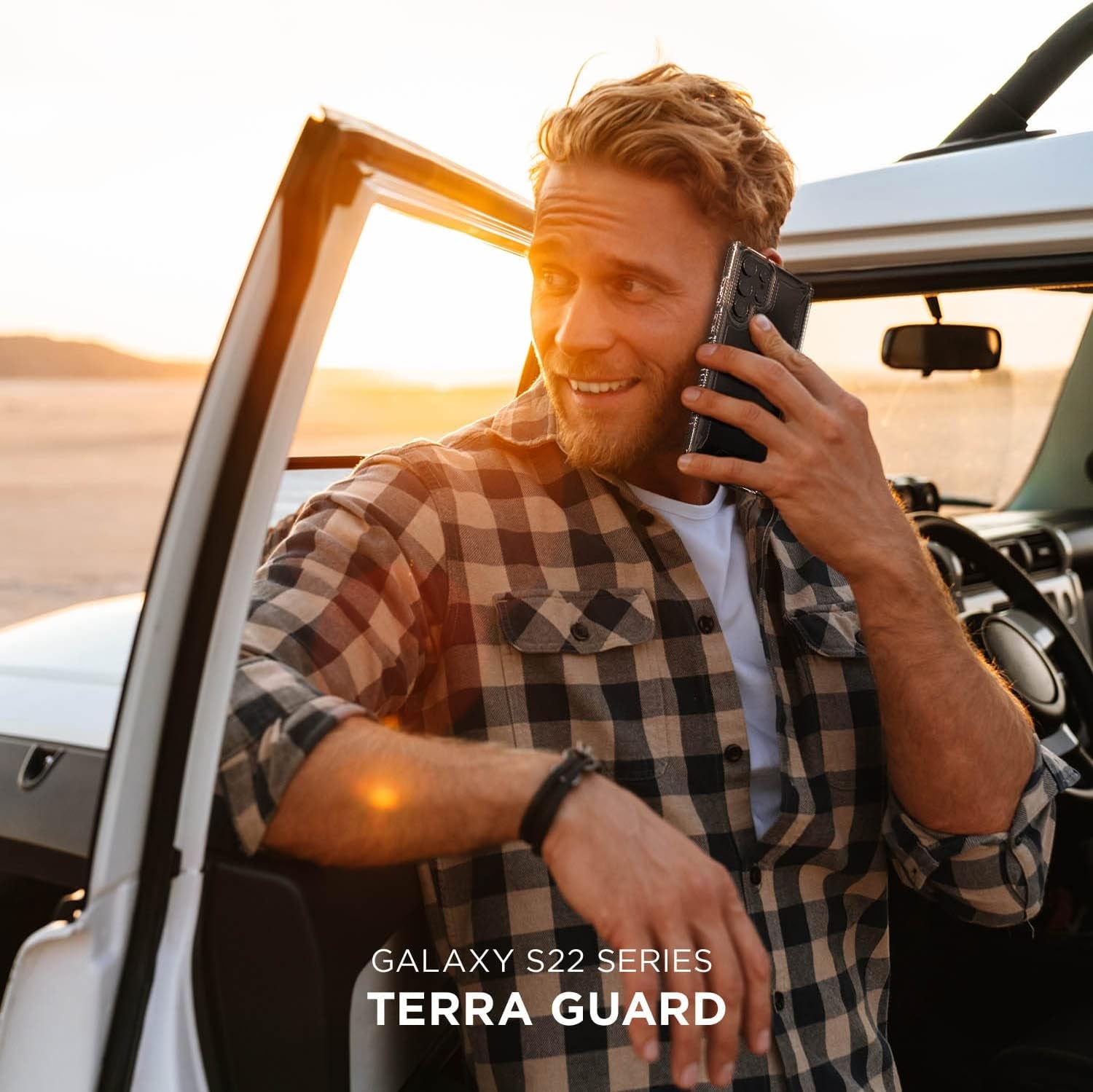 VRS Desgin Terra Guard Crystal Compatible with Galaxy S22 Ultra Case, Non-Slip Grip Clear Case for Galaxy S22 Ultra (2022)  VRS DESIGN   