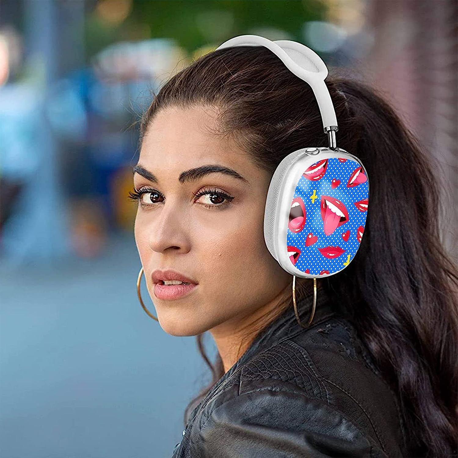 WINCHIHAN Printed Soft TPU Anti-Scratch Protective Case Cover Compatible with Airpods Max Headphones # A20176  WINCHIHAN   