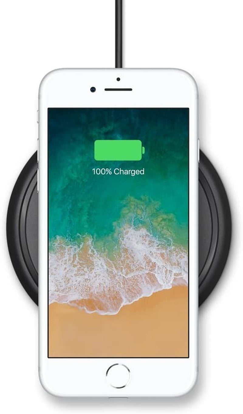 Mophie 7.5W Wireless Charge Pad, 5W - 10W Output Range, Optimized for Apple Fast Charge, Qi-Compatible Charger for Iphone X, Iphone 8, Iphone 8 Plus, and Airpods/Airpods Pro (Black)  Mophie, Inc.   
