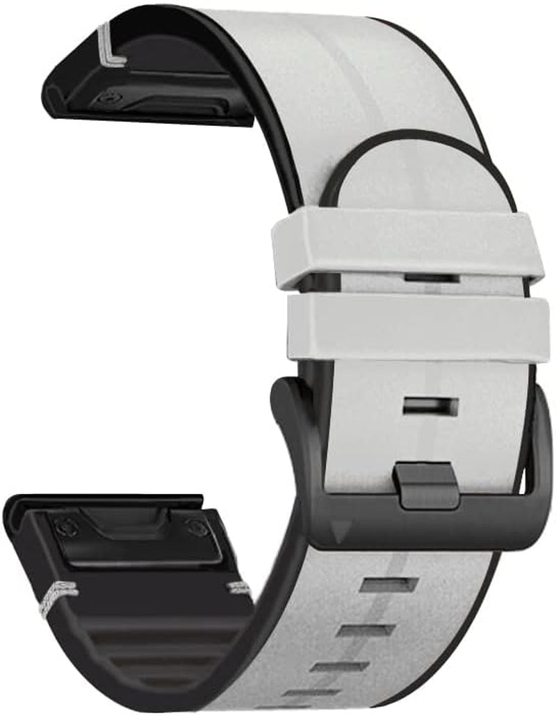 DZHTUS 26 22Mm Smart Watch Band for Garmin Fenix 7 7X 6 6X Pro 5X 5 plus 935 Silicone Leather Accessory Straps Quick Release Wristbands  DZHTUS H For Forerunner 935 945 