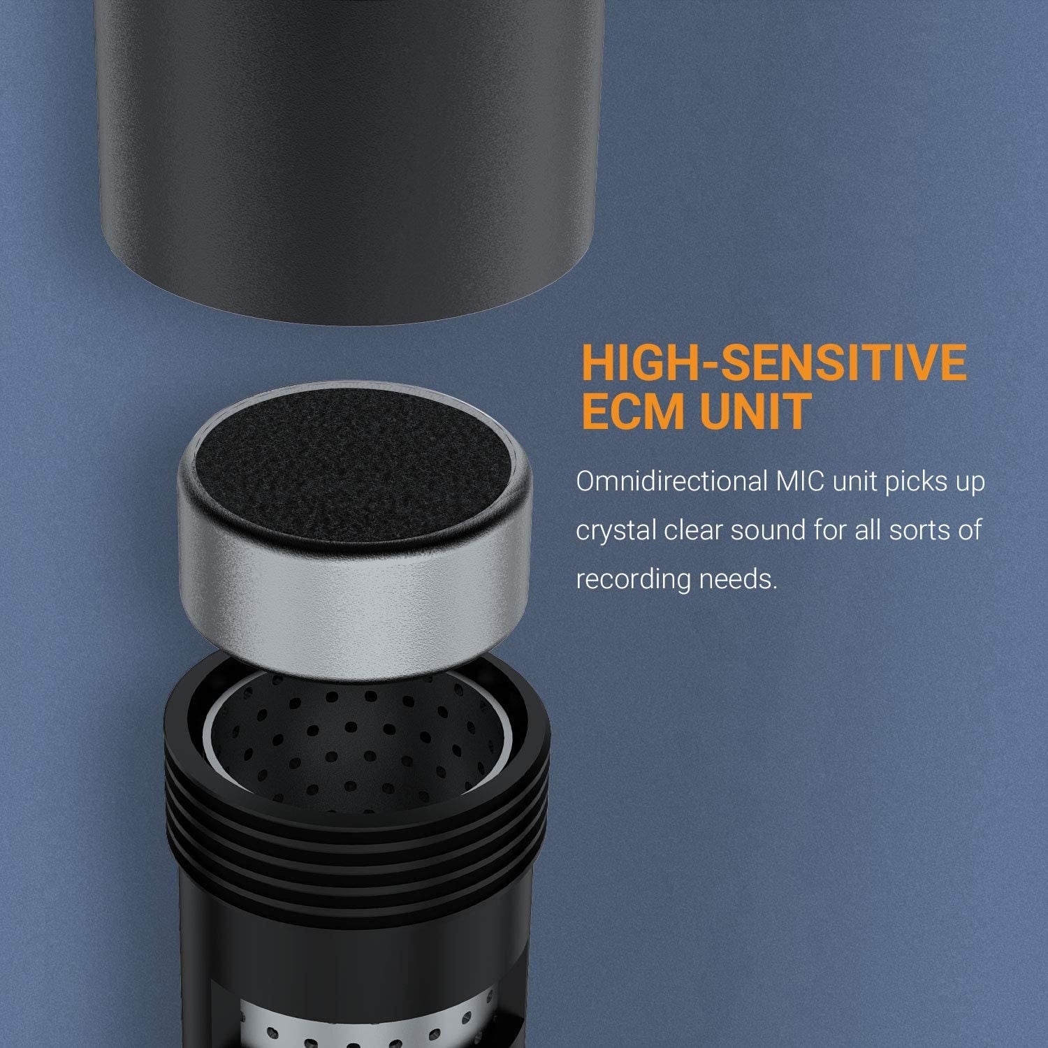 Cubilux 3.5Mm Phone Microphone with High Sensitive ECM for Loud and Clear Recording, Omnidirectional 1/8” TRRS Mini Lavalier MIC, External Clip Lapel Vlog MIC for Android Smartphone, Laptop, 5 Feet  Cubilux   