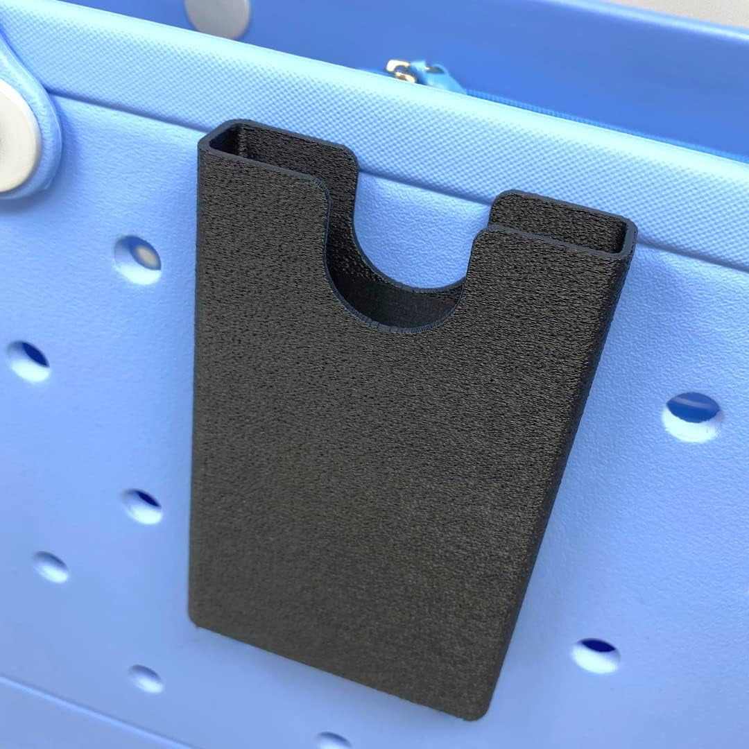 Freshe BAGLETS - Phone Holder Charm Accessory Compatible with Bogg Bags - Keep Your Phone Handy with Your Tote Bag - Made in the USA (Black)  FRESHe   