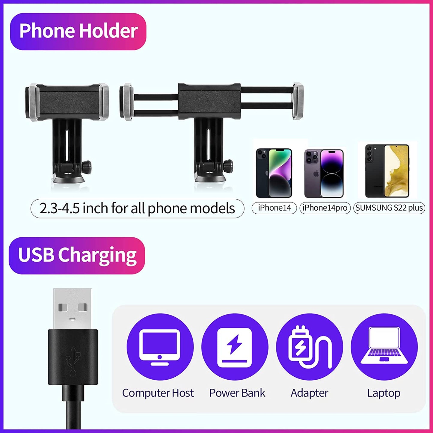 Torjim 12" RGB Ring Light with 67" Tripod Stand, Selfie Ring Light with Phone Holder & Wireless Remote, 3 CCT Modes & 12 Color Modes LED Ring Light for Selfie/Makeup/Tiktok/Youtube  Torjim   