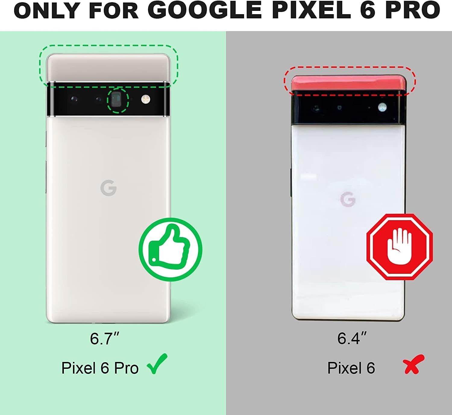 Silverback Compatible with Pixel 6 Pro Case Clear,Two-Way Kickstand Case, Anti-Scratch Protective Shockproof Slim Cover for Google Pixel 6 Pro 5G - Clear  Silverback inc   