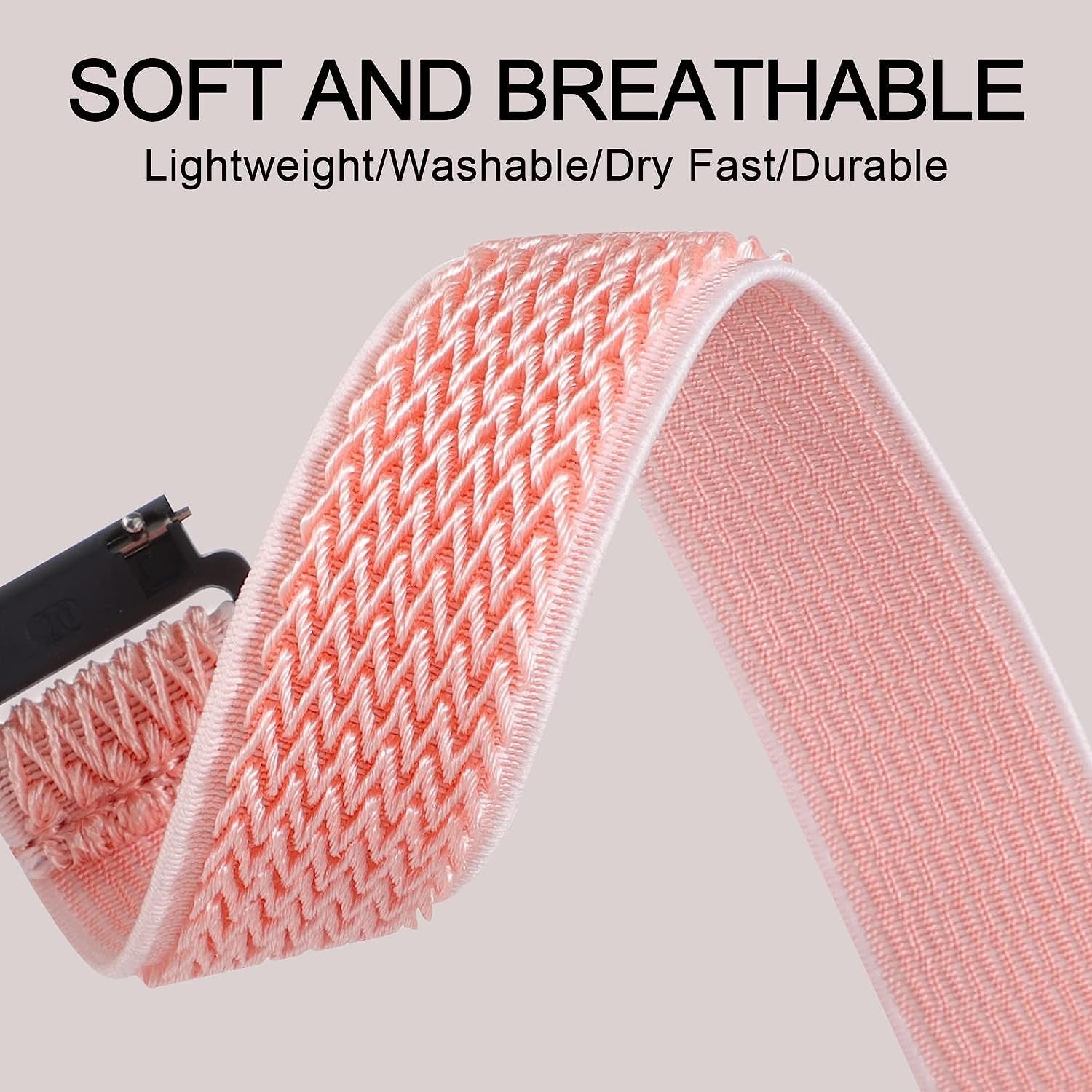 Wizvv Stretchy Nylon Watch Bands Compatible with Garmin Venu Sq/Venu for Women Men, 20Mm Loop Breathable Elastic Strap Replacement for Garmin Vivoactive 3/Venu 2 Plus/Forerunner 245/55/645 Music (10 Pack)  Wizvv   