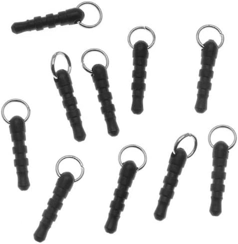 Bfloweryan Smartphone / Cell Phone Charm 3.5Mm Audio Jack Adaptor Plugs with Rings (10)  ArRord   