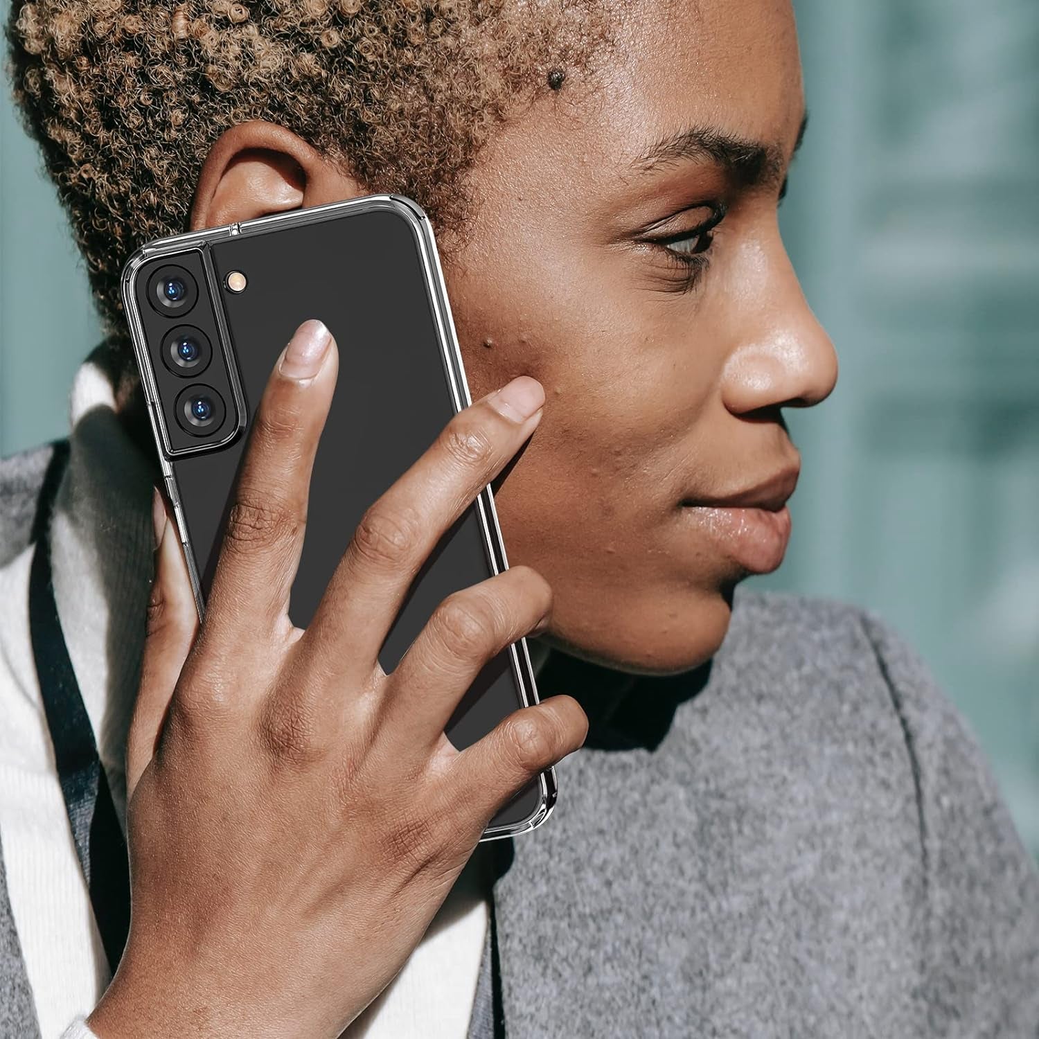 MATEPROX Compatible with Samsung Galaxy S22 plus Case, Clear Thin Slim Crystal Transparent Shockproof Bumper Cover for Samsung S 22+ 5G (2022)-Clear  MATEPROX   