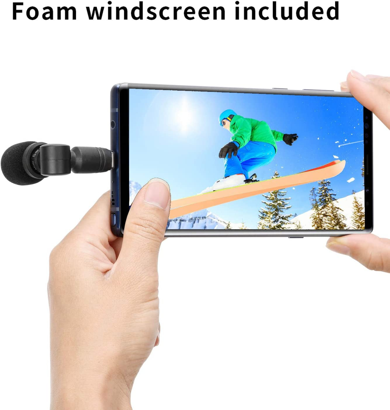 Saramonic Ultra-Compact Omnidirectional Condenser USB-C Microphone for Smartphones, Tablets & Computers (Smartmic UC Mini), Black  Saramonic   