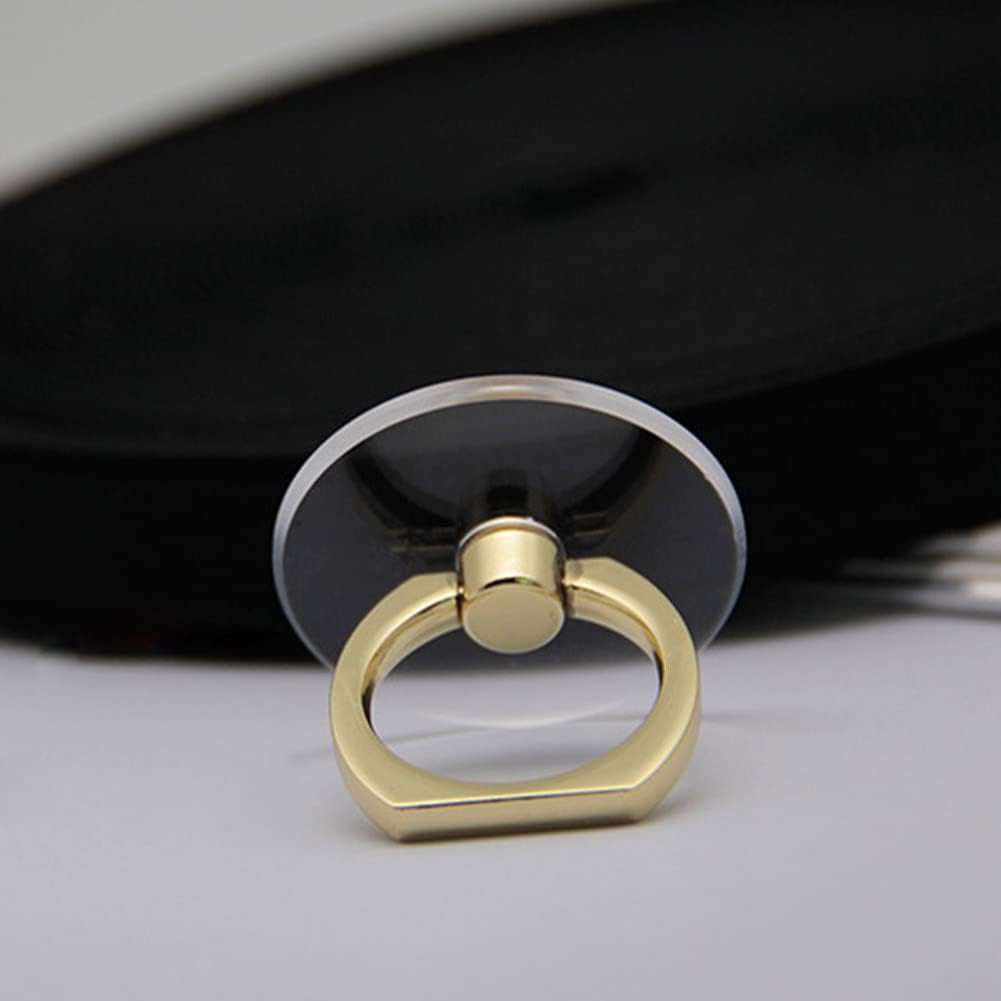 SKYPIA 4 Pack Clear Cell Phone Ring Holder Transparent Finger Grip Loop Kickstand 360 Degree Rotation Finger Ring Stand  Cellstand   