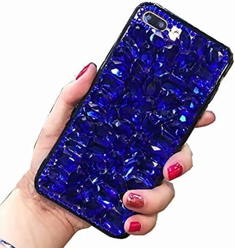 LG G8 Thinq Case,Lg G8 Case,Lg Alpha Full Crystal Diamond Case, 3D Handmade Finger Buckle Luxury Fur Ball Sparkle Crystal Rhinestone Diamond Glitter Bling TPU Case for LG G8 Thinq(Angel/Green)  YuXia Full / Blue  