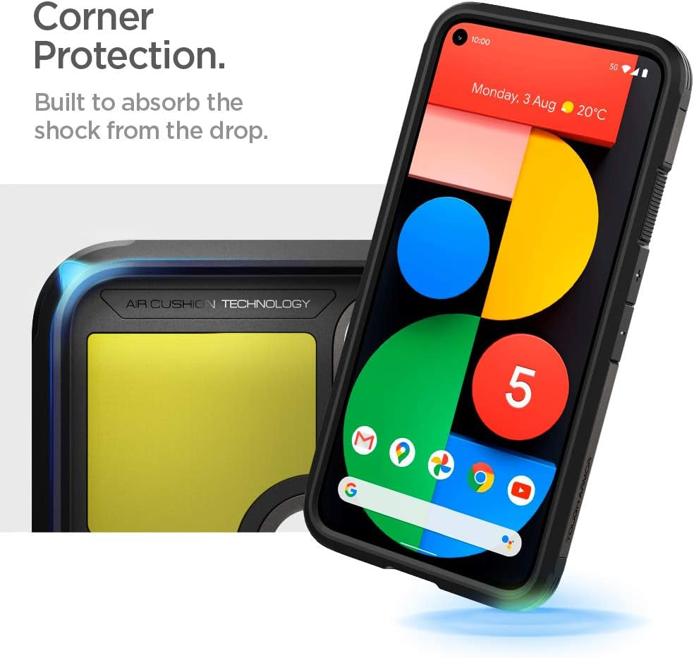 Spigen Tough Armor [Extreme Protection Tech] Designed for Pixel 5 Case (2020) - Gunmetal  Spigen   