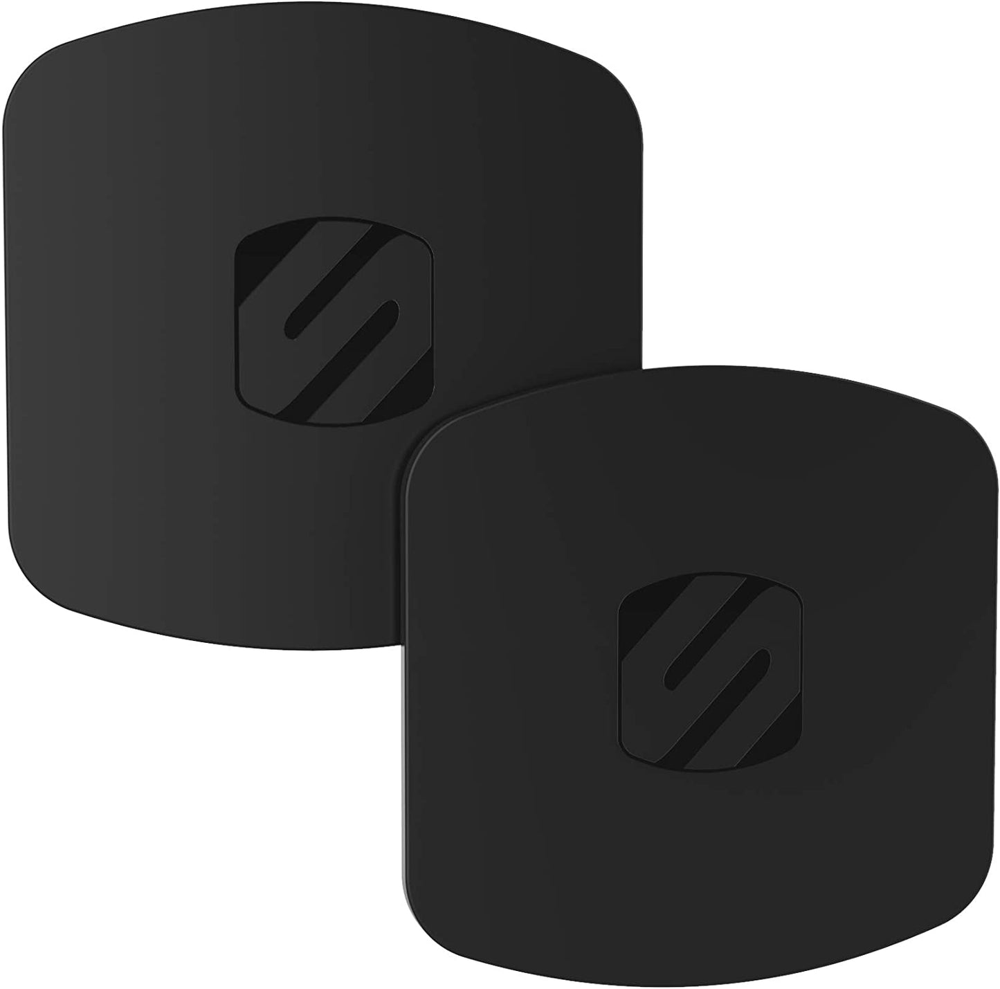 Scosche MAGRKI Magicmount Phone Replacement Plate Kit - for Magnetic Car Phone Mount Holder with Extra Strength Hold, Universal with All Devices, Black  Scosche Black XL Thick Plates 