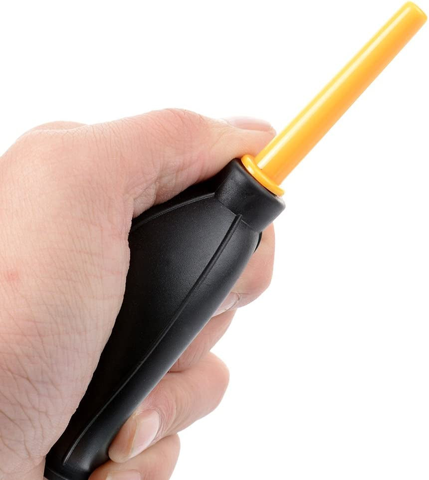 Gearfend Dust Cleaner Kit Strong Cleaning Air Blower + Soft Brush Blower for Camera & Camcorder, Lens, LCD Screens, Etc + Microfiber Cloth  Gearfend   