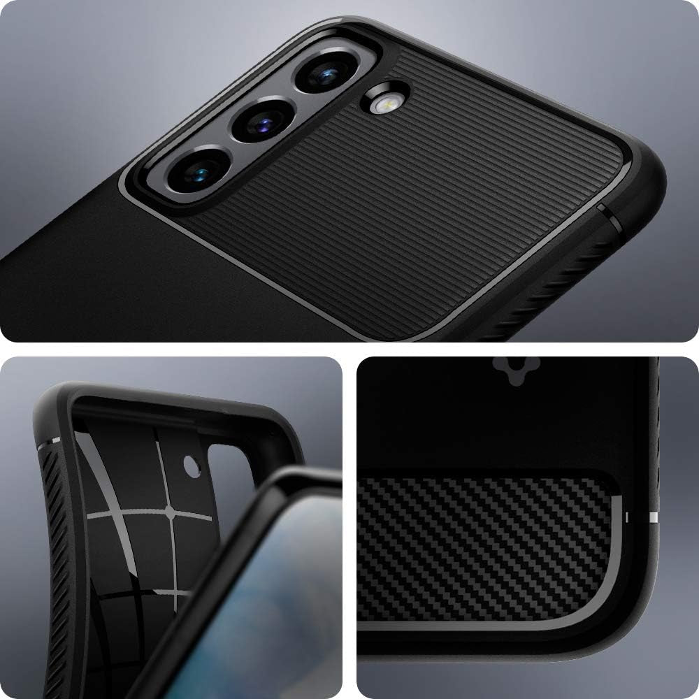 Spigen Rugged Armor [Military Grade] Designed for Galaxy S21 Case (2021) - Matte Black  Spigen   