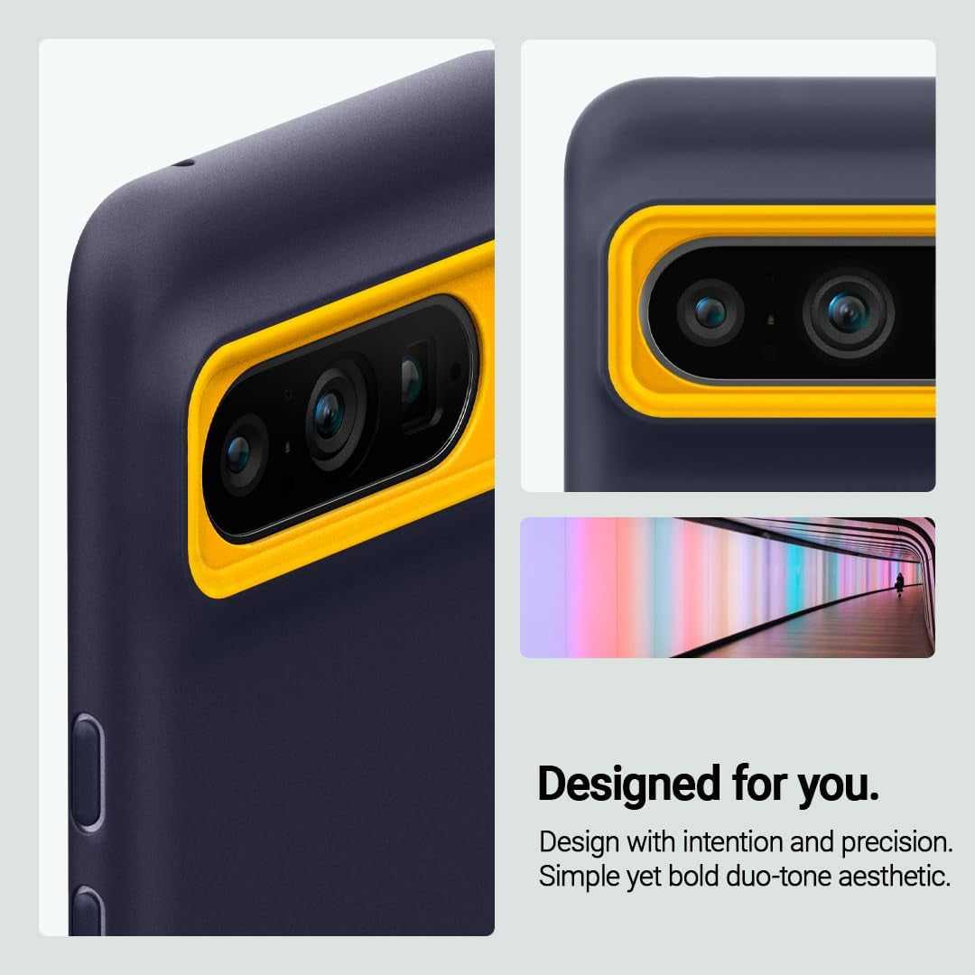 Caseology Nano Pop Silicone Case Compatible with Google Pixel 8 Pro Case 5G [Military Grade Drop Tested](2023) - Blueberry Navy  Spigen   