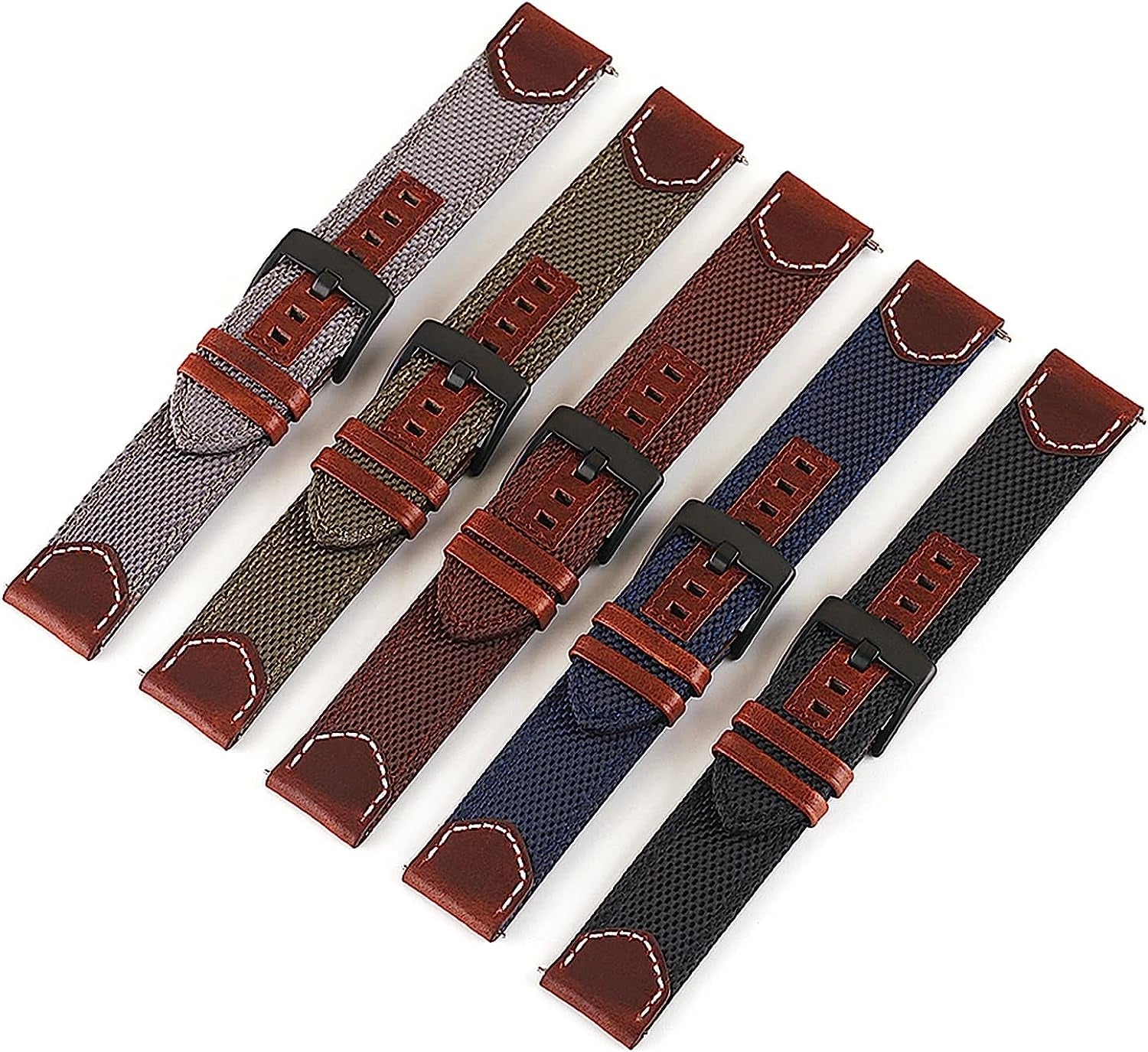 SVAPO 20 22Mm Band for Samsung Galaxy Watch 4/Classic/3/46/42Mm/Active 2 Gear S3/3 41 45Mm Leather Bracelet Universal Wirstband  SVAPO   